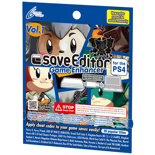 saveEditor Game Enhancer for the PS4 Vol.1