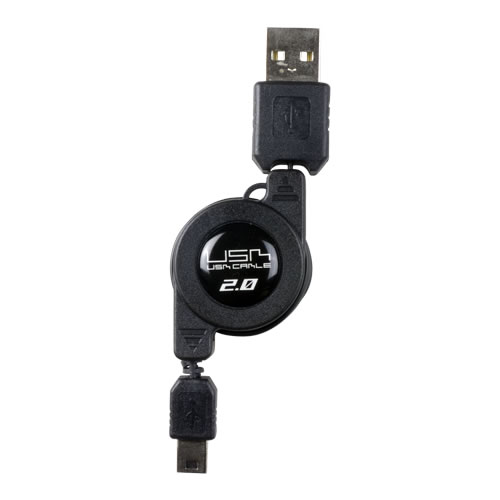 CYBER・USB2.0巻き取りケーブル（PSP用）