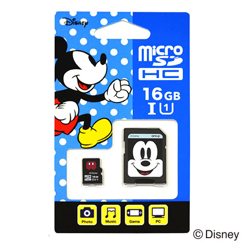 ディズニーmicroSDカード アダプターセット