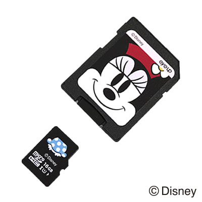 ディズニーmicrosdカード アダプターセット サイバーガジェット