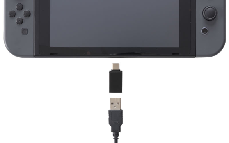 CYBER・USB A-TypeC変換コネクター（SWITCH用）