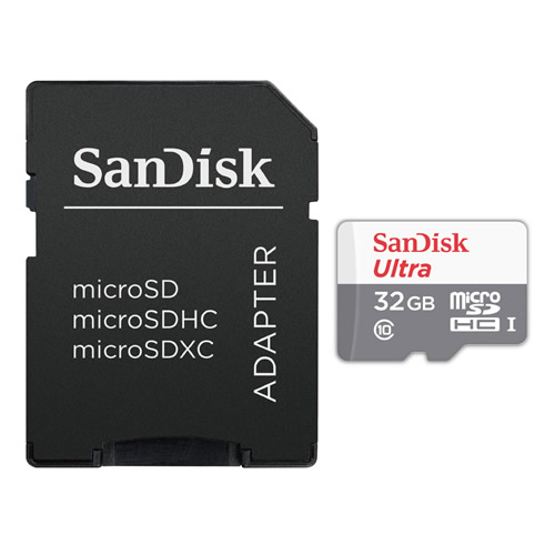 セット内容：microSDカード32GB、SDカード変換アダプター