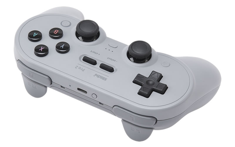 8BitDo Pro 2 Bluetooth gamepad〈Gray Edition〉