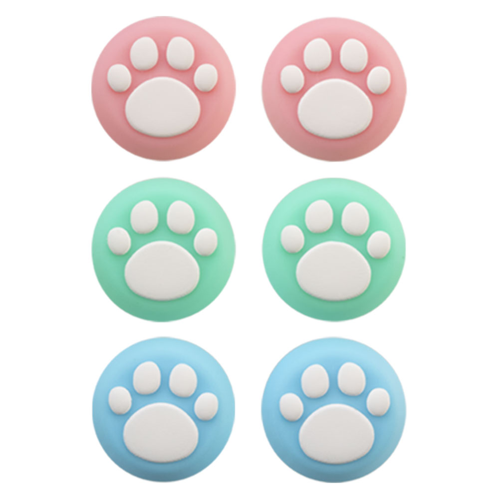 CYBER・アナログスティックカバー ねこにゃん プラス（Switch2 Proコントローラー用）パステル