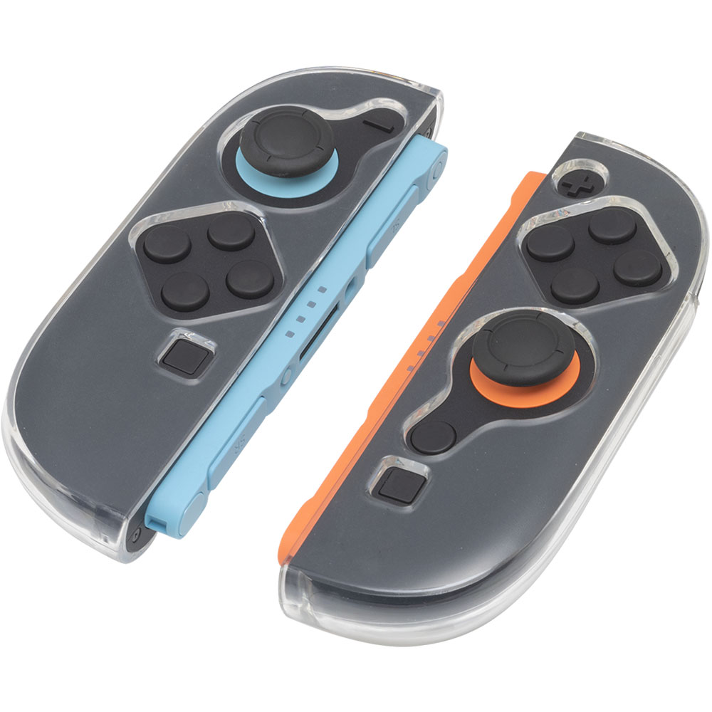 CYBER・TPUグリップカバー（Switch2 Joy-Con2用）クリアを装着