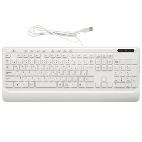 CYBER・2ポートハブ付きUSBキーボード（Wii用）