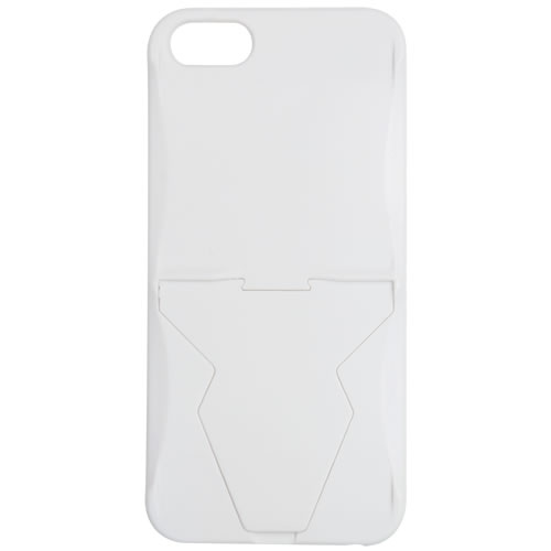 CYBER・スタンド付きカバー（iPhone5用）〈ホワイト〉