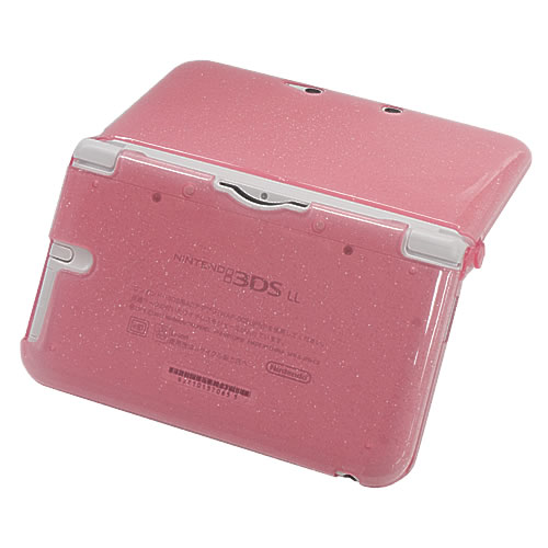 CYBER・きらきらTPUジャケット（3DS LL用）〈ゆめみるピンク〉