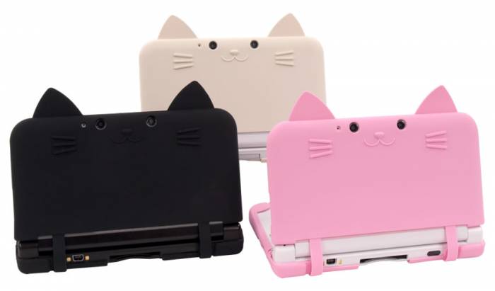 Cyber シリコンカバー ねこにゃん 3ds Ll用 サイバーガジェット