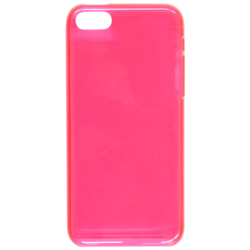 CYBER・PCカバー（iPhone5c用）〈クリアレッド〉