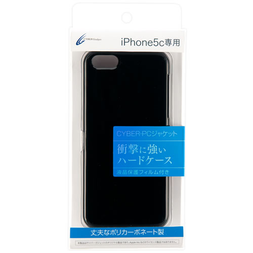 CYBER・PCジャケット（iPhone5c用）〈ブラック〉