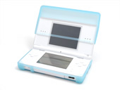 DS Lite本体の上にかぶせるだけで取り付け完了。