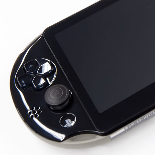 CYBER・アナログスティックカバー（PS Vita用）〈ブラック〉PS Vitaにアナログスティックカバーを装着