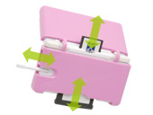 ソフトやタッチペンの出し入れも自由自在！