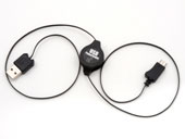 ケーブル引き出し時は約80cmに。