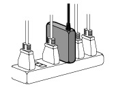 薄いので狭い場所でも使用可能