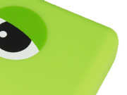 ラバー素材なので指紋が目立たない！