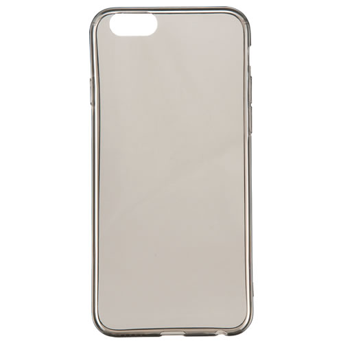 CYBER・ソフトケース（iPhone6 Plus用）〈クリアブラック〉