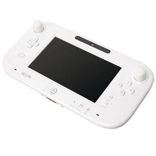 Wii U GamePadにアナログスティックカバーHIGHタイプ〈ホワイト〉を装着