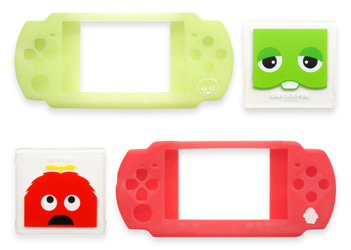 ガチャピン×ムック シリコンジャケットセット（PSP2000専用）