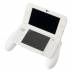 CYBER・ラバーコートグリップ2（New 3DS LL用）〈ホワイト〉をNew 3DS LLに装着  » Click to zoom ->