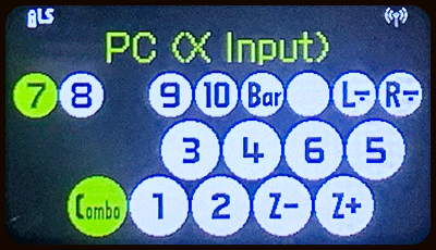 選択したゲーム機のボタン配置